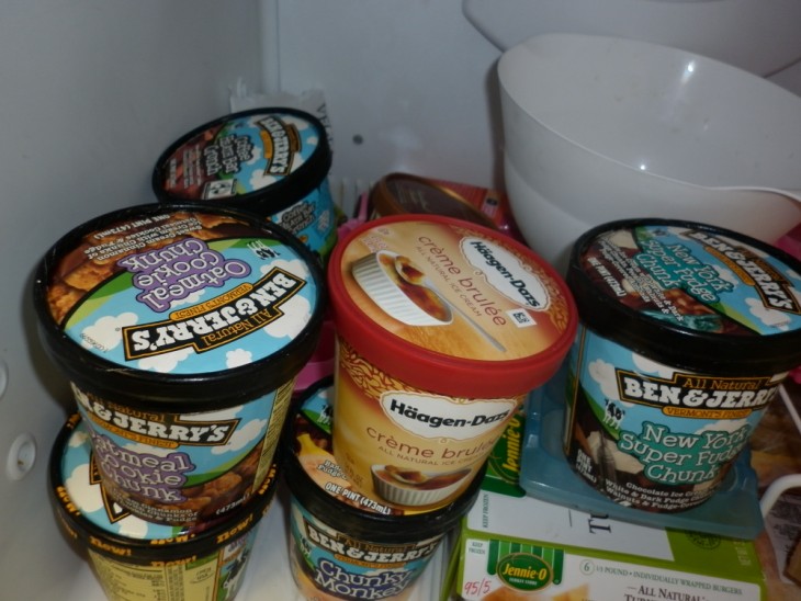 Ice Cream in the fridge
