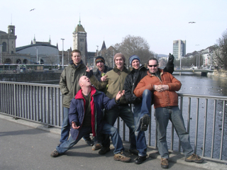 Andrew, Steve, Rama, Ryo, Chris, Colin In Zurich May 2005 - B