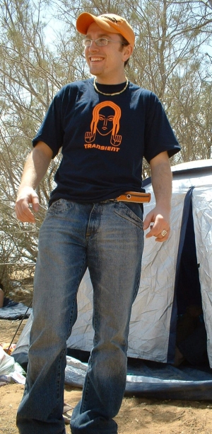 Andy at a Festival